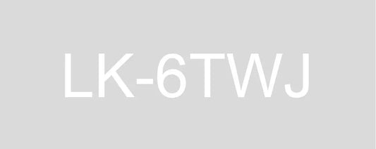 EPSON LK-6TWJ MATTE TAPE CLEAR/WHITE 24MM (8M)
