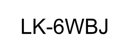 EPSON LK-6WBJ MATTE TAPE WHITE/BLACK 24MM (8M)