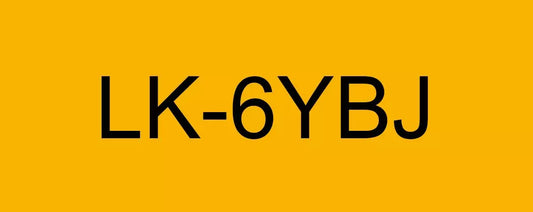 EPSON LK-6YBJ MATTE TAPE YELLOW/BLACK 24MM (8M)