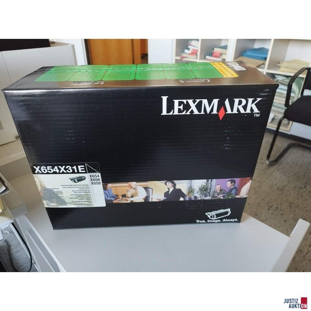 Lexmark X654X31E Extra High Yield Print Cartridge toner cartridge Original Black