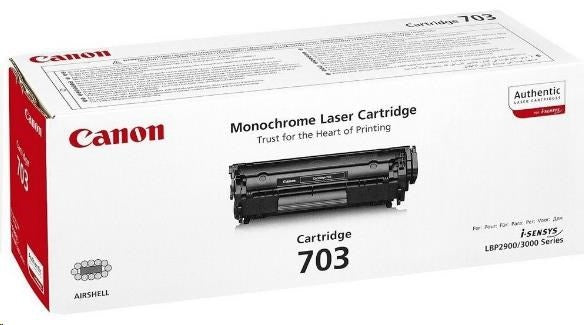 Canon Toner CRG703 Black toner cartridge 3 pc(s) Original