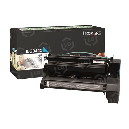 Lexmark 15G042C toner cartridge 1 pc(s) Original Cyan