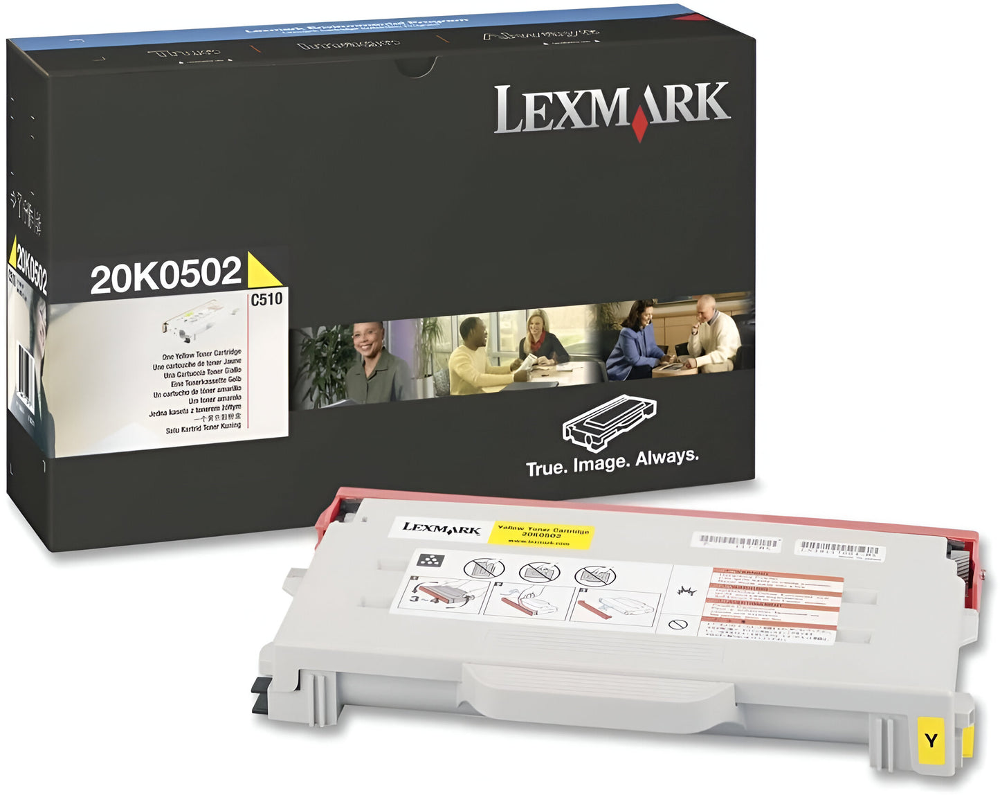 Lexmark 20K0502 toner cartridge 1 pc(s) Original Yellow