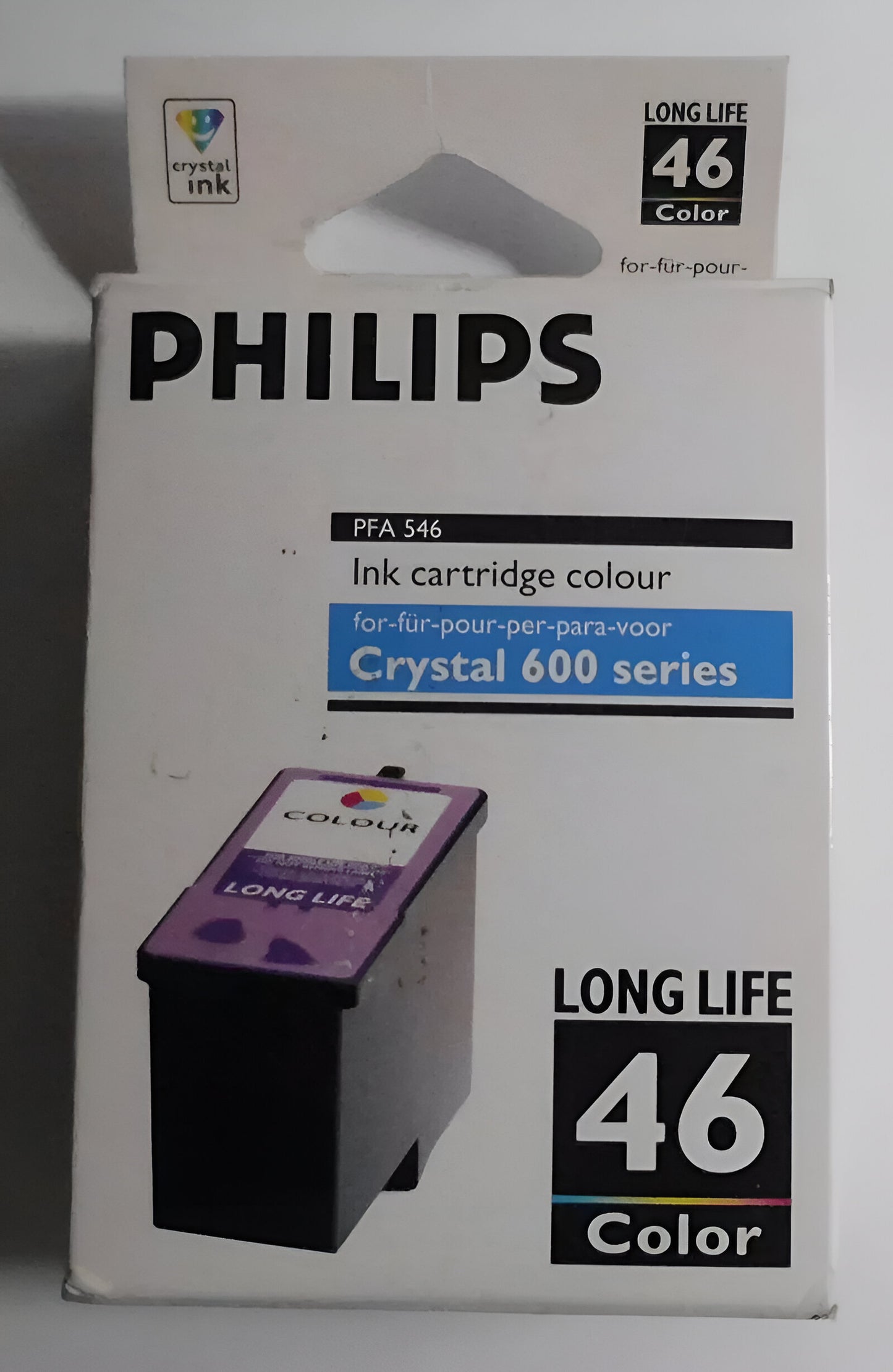 Philips Crystal 46 ink cartridge 1 pc(s) High (XL) Yield Cyan, Magenta, Yellow