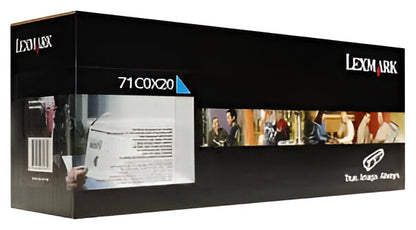 Lexmark 71C0X20 toner cartridge 1 pc(s) Original Cyan