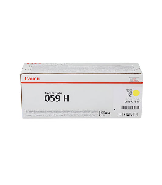 Canon 059 H toner cartridge 1 pc(s) Original Yellow