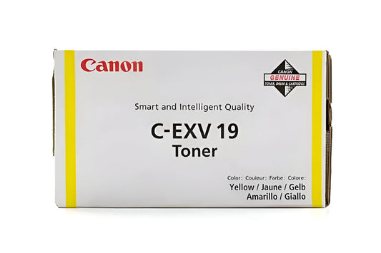 Canon C-EXV19Y toner cartridge 1 pc(s) Original Yellow