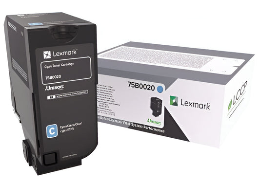 Lexmark 75B0020 toner cartridge 1 pc(s) Original Cyan