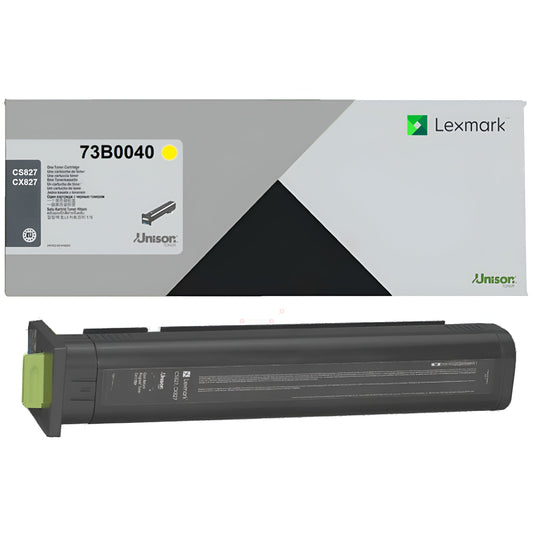 Lexmark 73B0040 toner cartridge 1 pc(s) Original Yellow