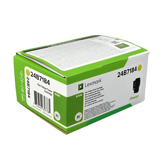 Lexmark 24B7184 toner cartridge 1 pc(s) Original Yellow