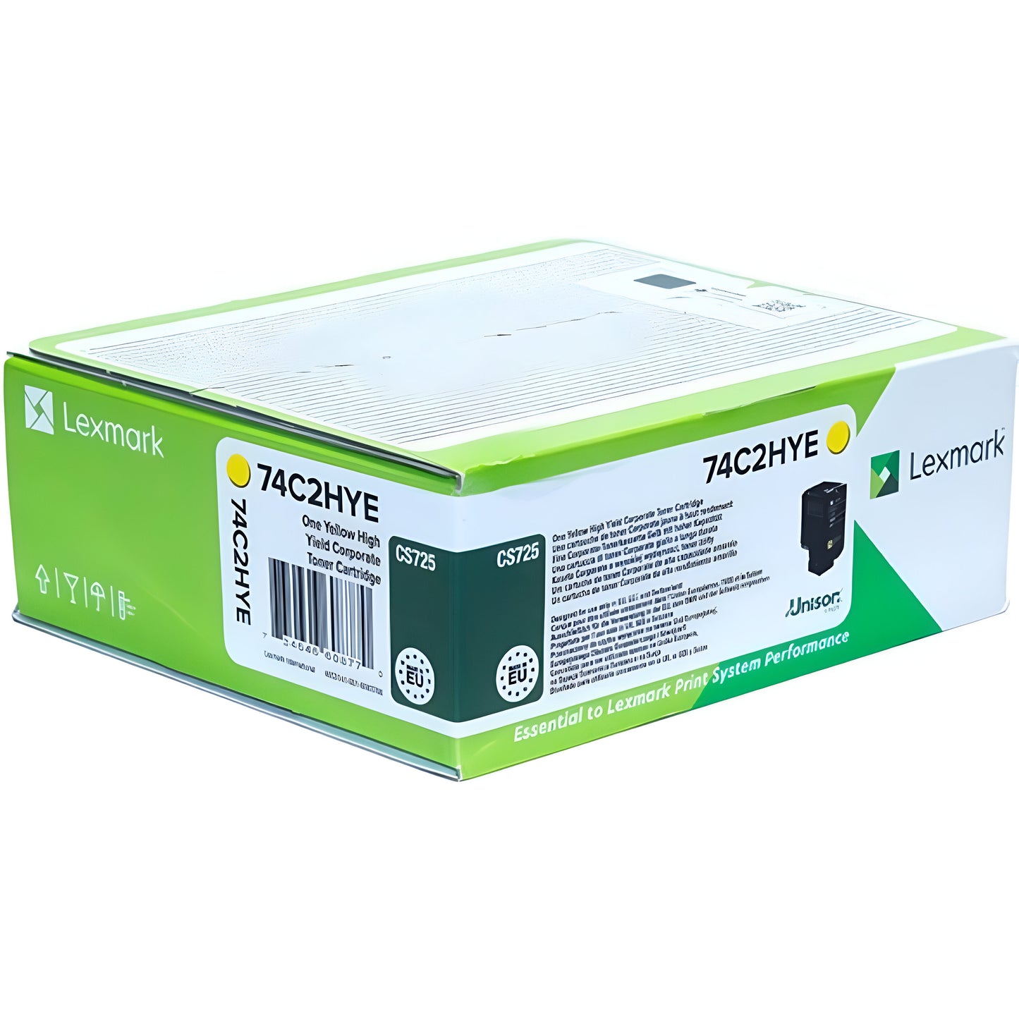 Lexmark 74C2HYE toner cartridge 1 pc(s) Original Yellow