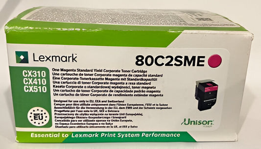 Lexmark 80C2SME toner cartridge 1 pc(s) Original Magenta