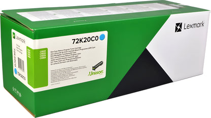 Lexmark 72K20C0 toner cartridge 1 pc(s) Original Cyan