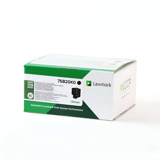 Lexmark 75B20K0 toner cartridge 1 pc(s) Original Black