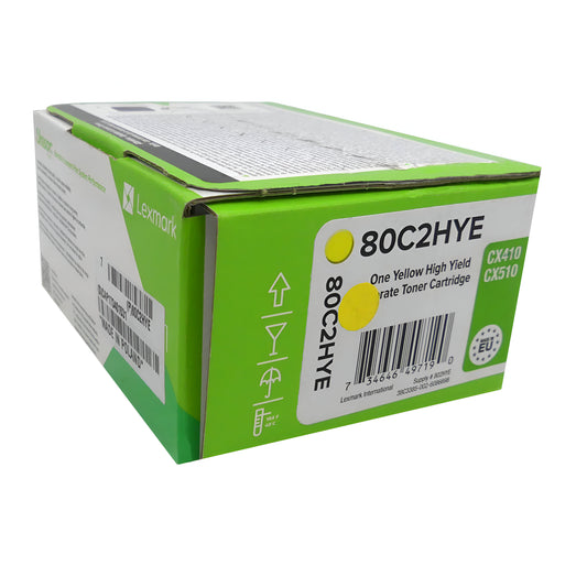 Lexmark 80C2HYE toner cartridge 1 pc(s) Original Yellow