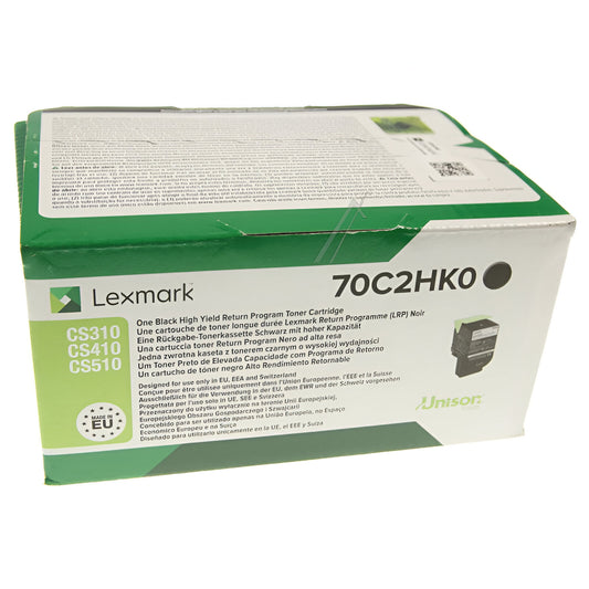 Lexmark 70C2HK0 toner cartridge 1 pc(s) Original Black