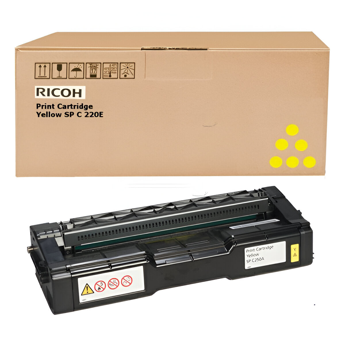 Ricoh 407546 toner cartridge 1 pc(s) Original Yellow