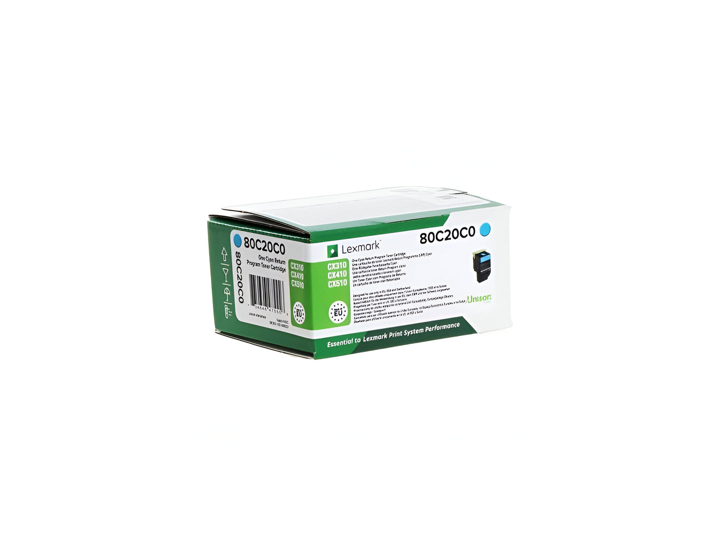 Lexmark 80C20C0 toner cartridge 1 pc(s) Original Cyan