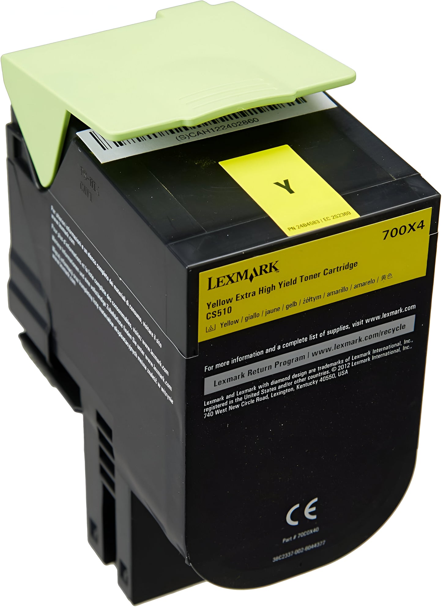 Lexmark 70C0X40 toner cartridge 1 pc(s) Original Yellow