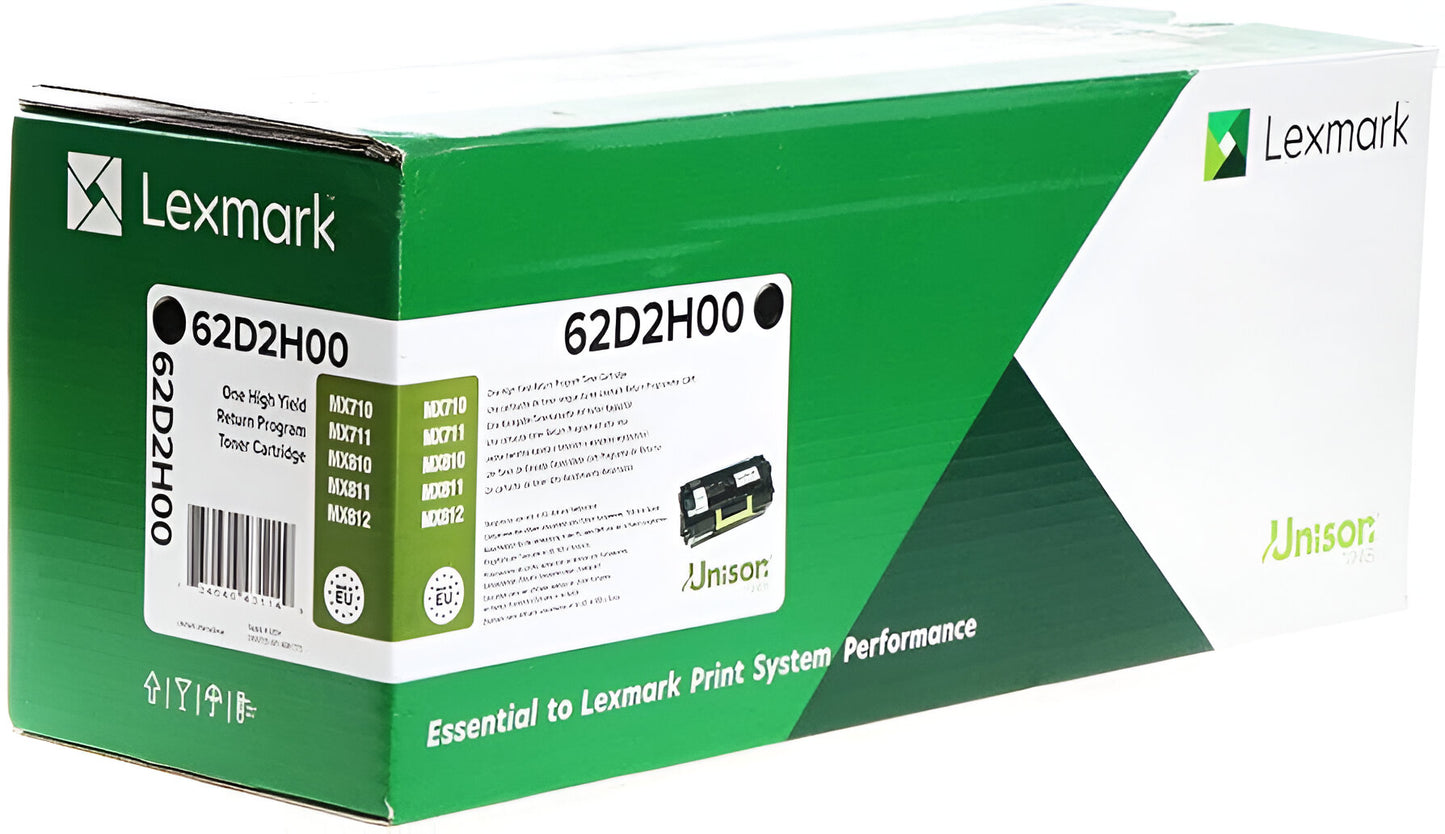 Lexmark 62D2H00 toner cartridge 1 pc(s) Original Black