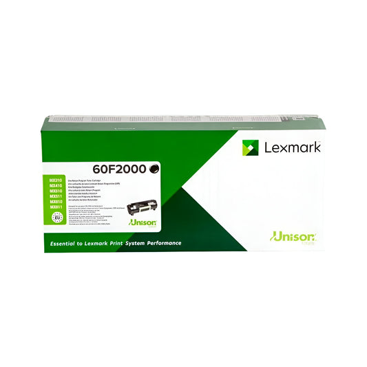 Lexmark 60F2000 toner cartridge 1 pc(s) Original Black