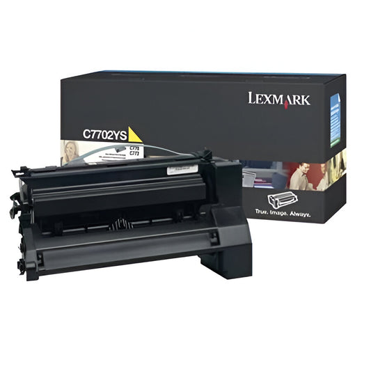 Lexmark Yellow Print Cartridge C7702YS