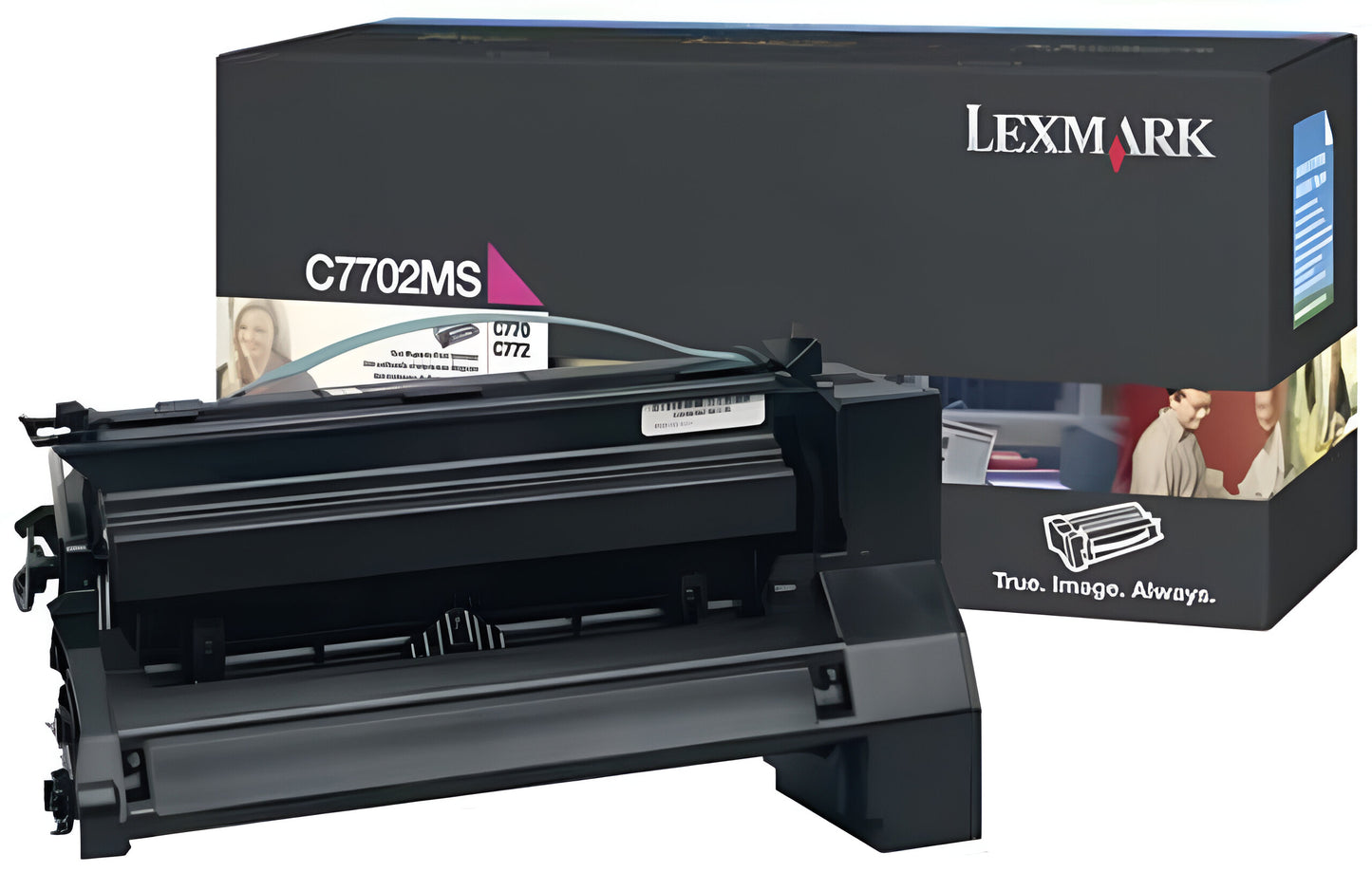 Lexmark Magenta Print Cartridge C7702MS