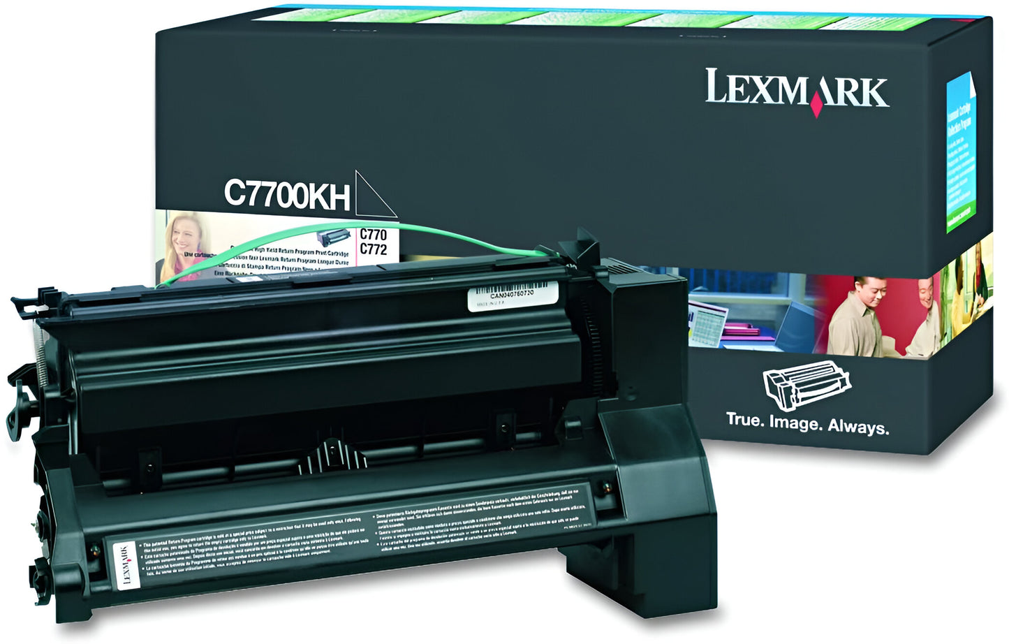 Lexmark Black High Yield Return Program Print Cartridge, C7700KH