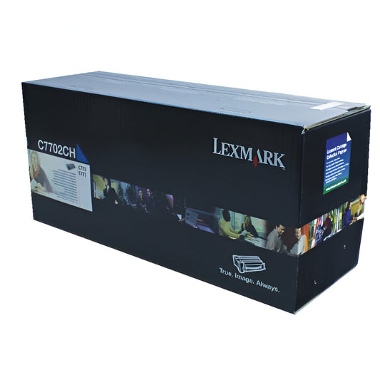 Lexmark Cyan High Yield Print Cartridge, C7702CH