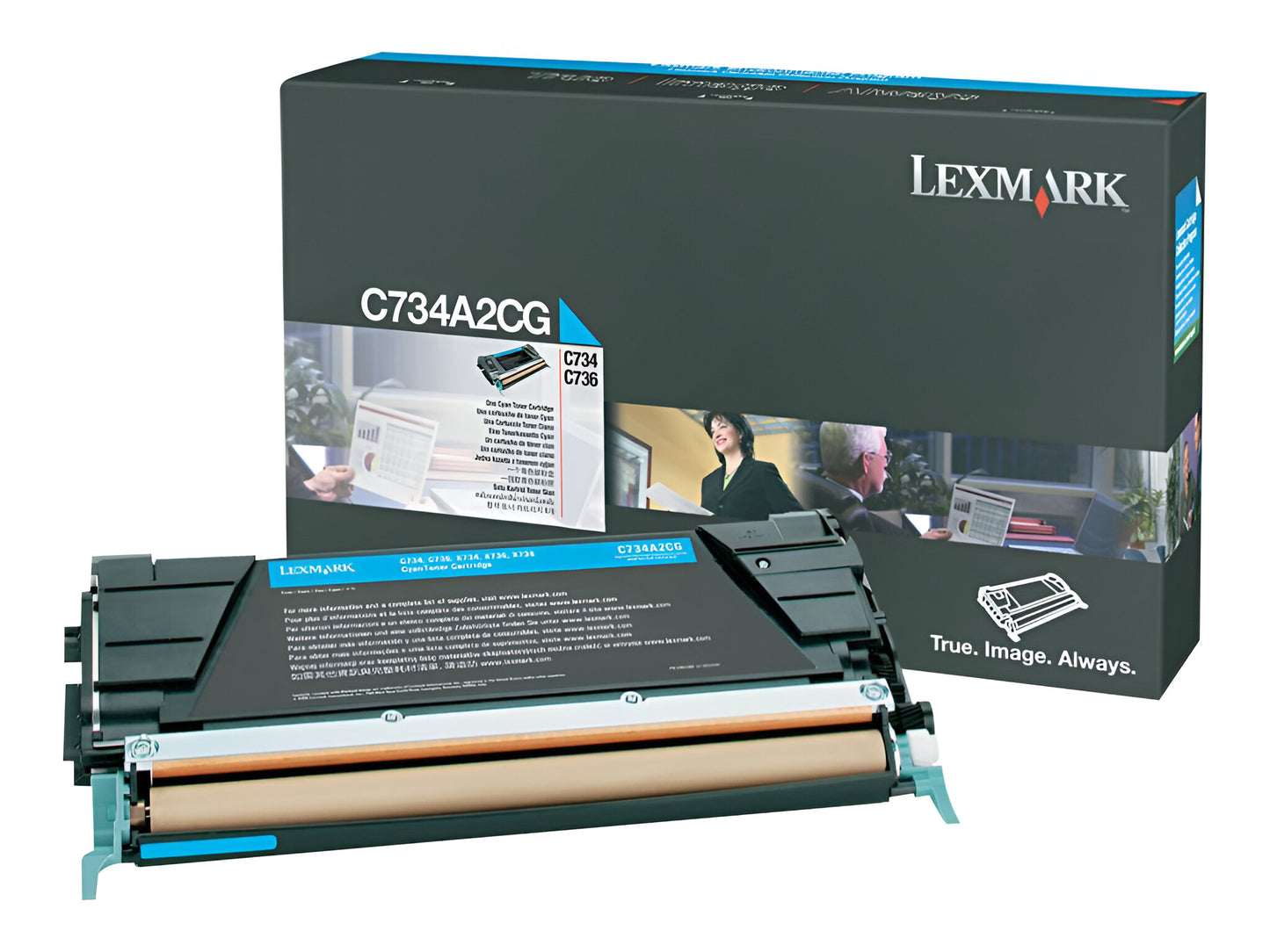 Lexmark C734A2CG toner cartridge Original Cyan