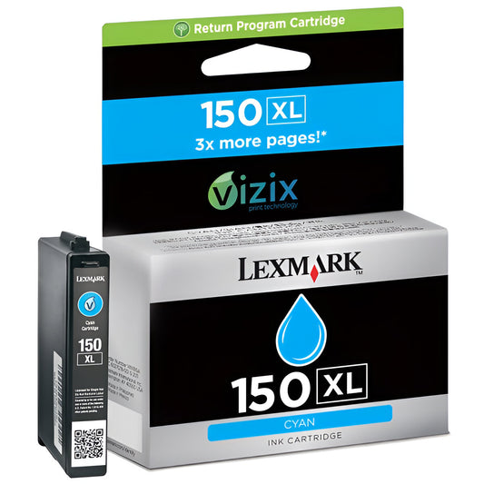 Lexmark 14N1615E ink cartridge 1 pc(s) Original High (XL) Yield Cyan