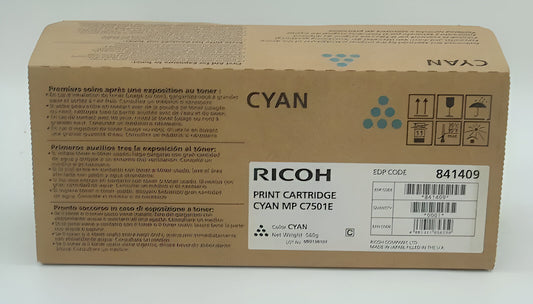 Ricoh 841409 toner cartridge 1 pc(s) Original Cyan