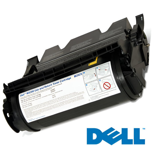 DELL 595-10002 High Capacity Toner Cartridge, Use & Return, 18000 Pages