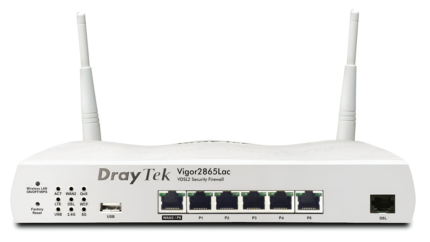 DRAYTEK VIGOR V2865LAC ROUTER 4G/LTE & AC WiFi