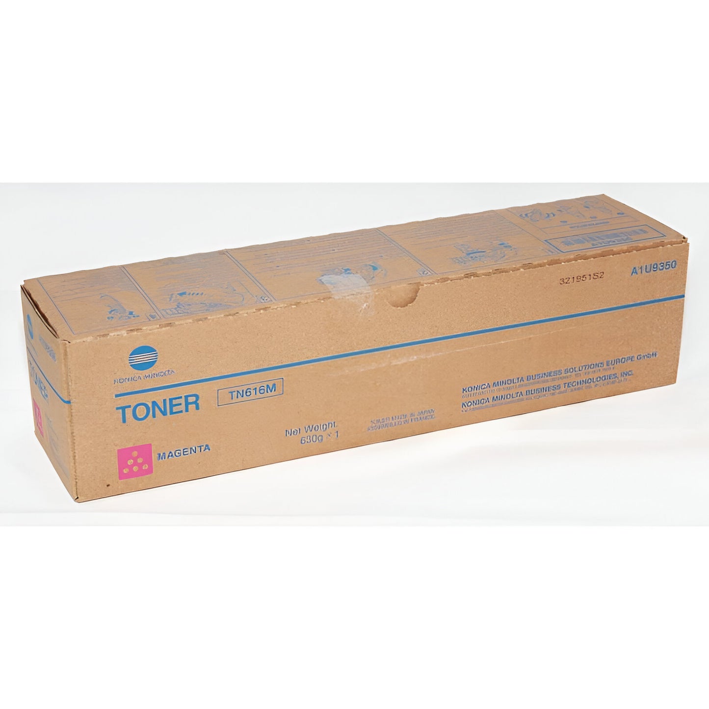 MAGENTA TN616M ACV1350 TONER INEO+450i/550i/650i