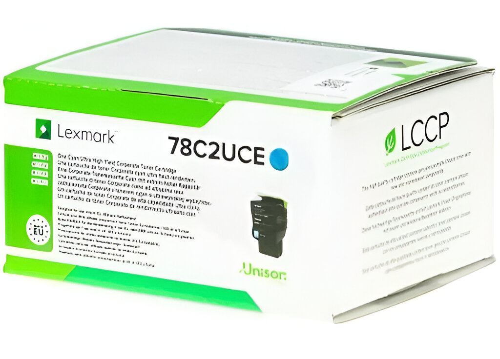 Lexmark 78C2UCE toner cartridge 1 pc(s) Original Cyan