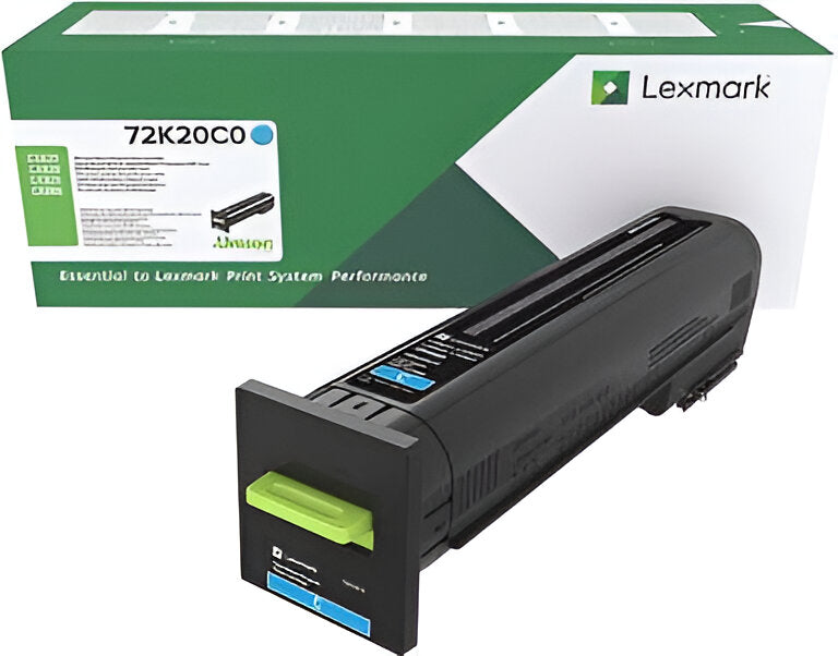 Lexmark 72K20C0 toner cartridge 1 pc(s) Original Cyan