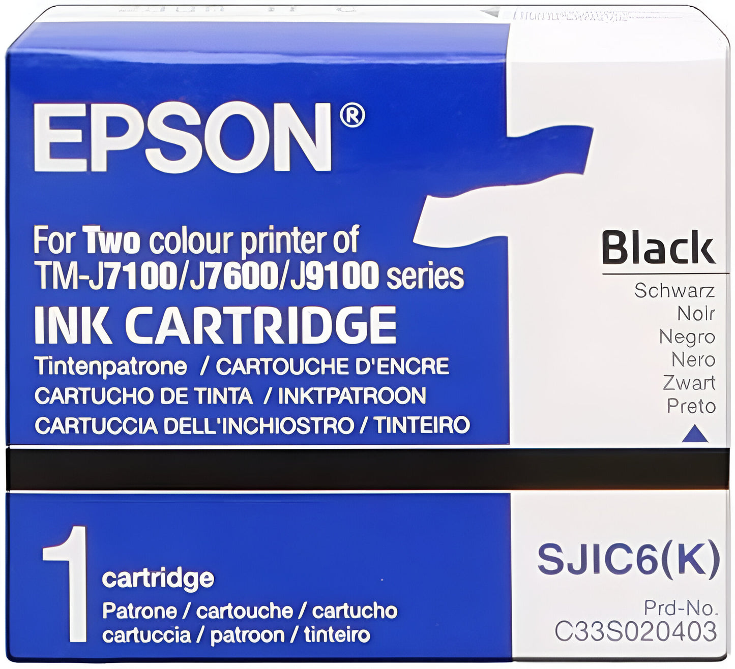 Epson SJIC6(K) Ink cartridge for TM-J7100 (Black)