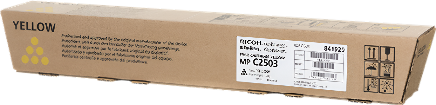 Ricoh 841929 toner cartridge 1 pc(s) Original Yellow