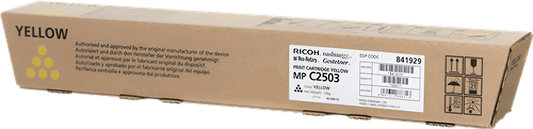 Ricoh 841929 toner cartridge 1 pc(s) Original Yellow