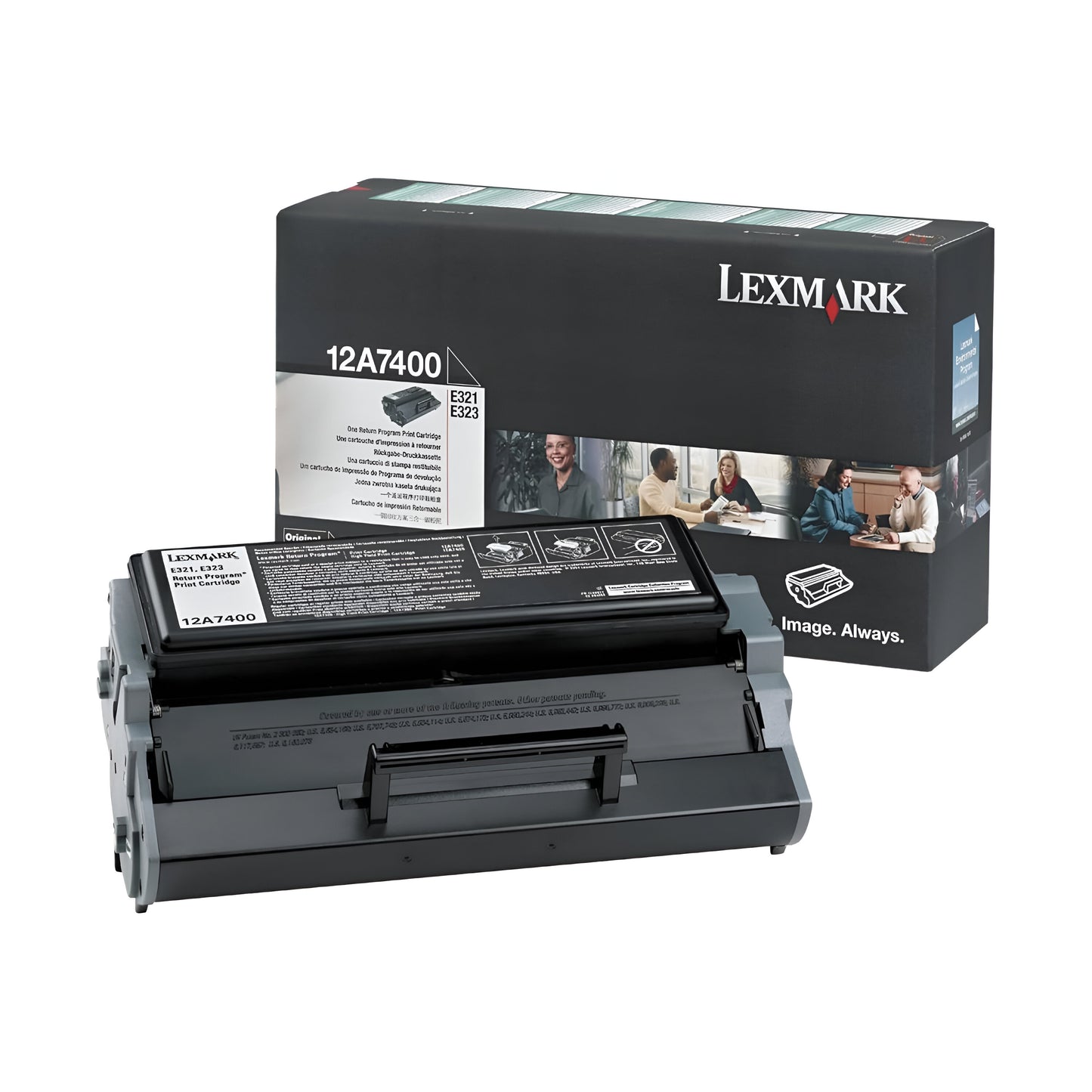 Lexmark E321, E323 High Yield Print Cartridge toner cartridge Original Black