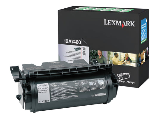 Lexmark 12A7460 toner cartridge 1 pc(s) Original Black