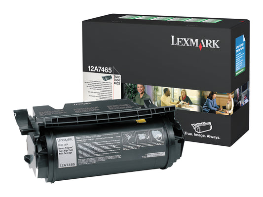 Lexmark 12A7465 toner cartridge 1 pc(s) Original Black