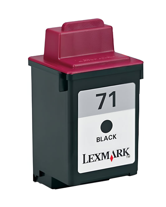 Lexmark No.71 Moderate Use Black Print Cartridge ink cartridge Original