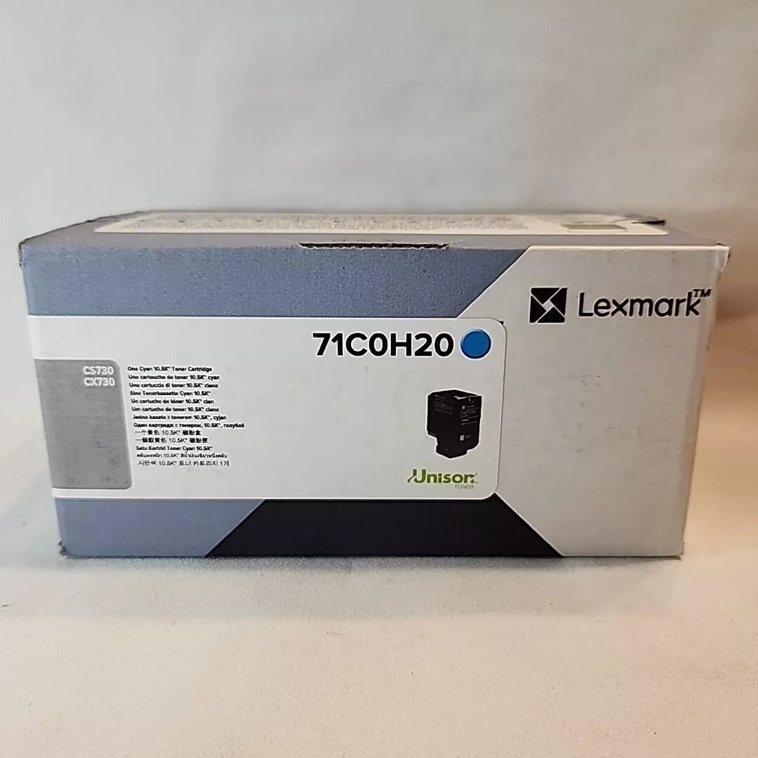 Lexmark 71C0H20 toner cartridge 1 pc(s) Compatible Cyan