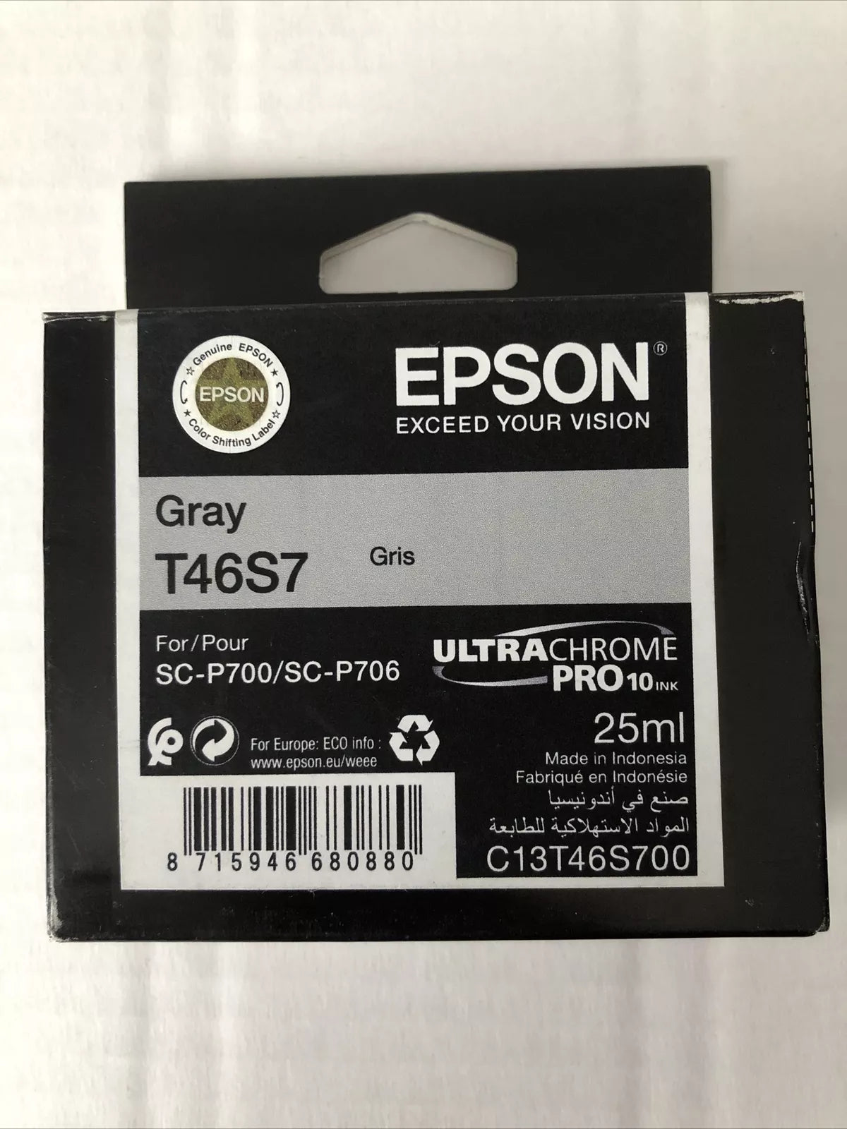 Epson UltraChrome Pro ink cartridge 1 pc(s) Original Grey