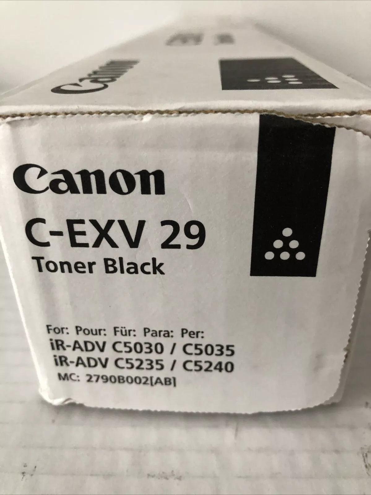 Canon C-EXV 29 toner cartridge 1 pc(s) Original Black