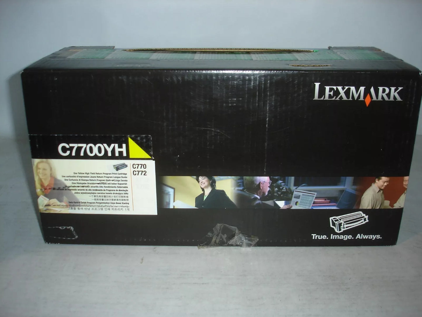 Lexmark Yellow High Yield Return Program Print Cartridge C7700YH