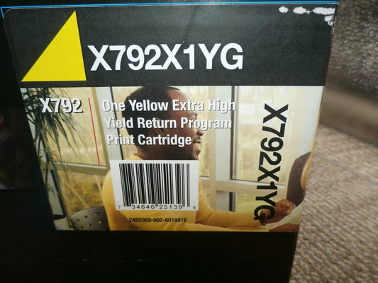 Lexmark X792X1YG toner cartridge 1 pc(s) Original Yellow