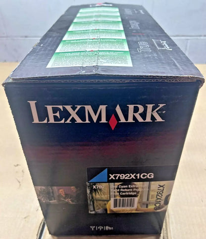 Lexmark X792X1CG toner cartridge 1 pc(s) Original Cyan